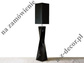 Lampa podłogowa do nowoczesnego salonu TWISS czarna 168cm [AZ02421]
