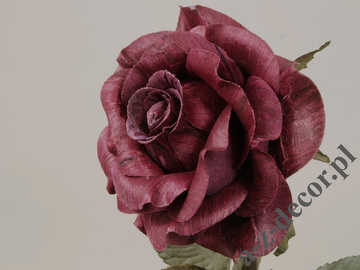 Róża bordowa 59cm [AZ01703]