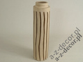 Cappuccino earthenware vase 34cm [AZ01045]