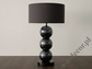 Lampa stołowa PERLA III CY brązowa 40x68cm [AZ02177]