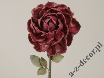 Róża bordowa 81cm [AZ01677]