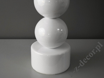 PERLA II iris white bedroom lamp 56cm [AZ02473]