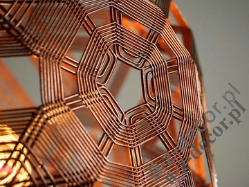 Lampa ZATTELITE kolor miedziany 40cm [AZ02550]