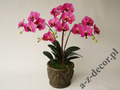 Artificial phalaenopsis in pot 77cm [AZ02019]