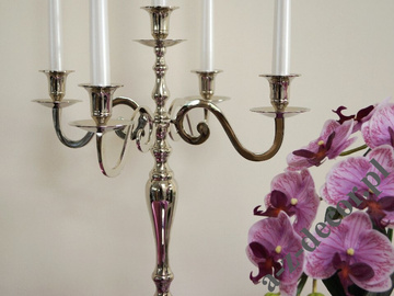 Metal candle holder x5, 38x50cm [AZ01958]