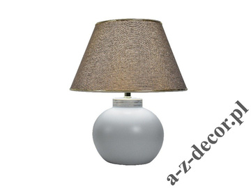 BEAULIEU matt gray bedroom lamp 48cm [AZ02705]