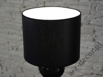 PERLA II black bedroom lamp 51cm [AZ02342]