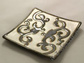 Patera ceramiczna z dekorem 14x14x2cm [AZ01118]