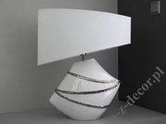 Lampa stołowa LACE biała 63cm [AZ02239]