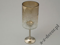 Glas and metal T-light holder 24cm [AZ00860]