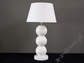 Lampa stołowa PERLA III TB biała 39x71cm [AZ02426]