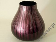 Fioletowy wazon ceramiczny VERONIKA 30cm  [AZ01837]