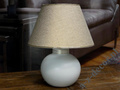 BEAULIEU matt gray bedroom lamp 48cm [AZ02705]