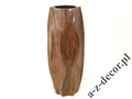 Wooden vase 38cm [AZ01543]