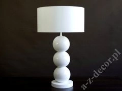 PERLA III white ceramic table lamp 68cm [AZ02160]