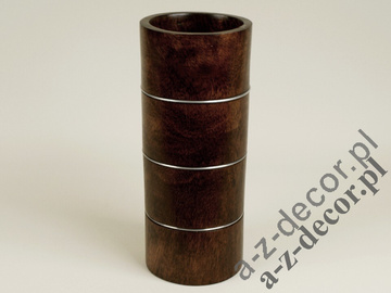 Wooden vase 13x30,5cm [AZ00411]