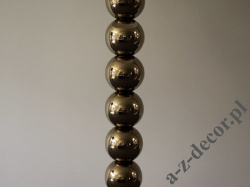 Lampa podłogowa ze złotymi kulami PERLA IX CY 50x170cm [AZ02496]
