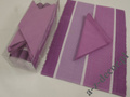 Violet cotton table set 12 pcs design5011 [AZ01240]