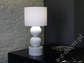 Lampka nocna z kulami PERLA II biała 51cm [AZ02102]