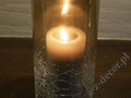 Glass cover for candle 10x20cm [AZ01296]