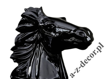 Horse head 35x18,5x29cm Black [AZ02519]