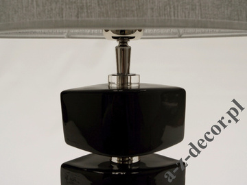Black and silver LINA table lamp 55cm [AZ02233]