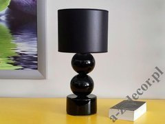 PERLA II black bedroom lamp 51cm [AZ02342]