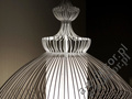 Duża lampa wisząca OPIUM LG biała 60x70cm [AZ02462]