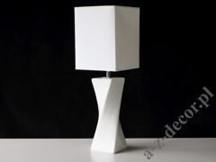 Ceramiczna lampka nocna S-TWISS biała 52cm [AZ02343]