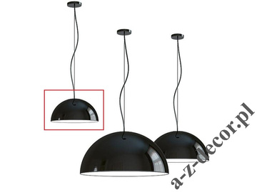 Lampa wisząca GLOW czarna 50cm [AZ02567]