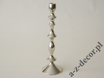 Świecznik metalowy z mosiądzu 30cm [AZ01951]