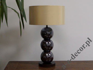 Lampa stołowa PERLA III CY brązowo złota 68cm [AZ02729]