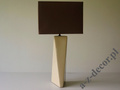 Ceramiczna lampa stołowa HEDRA 68cm cappuccino [AZ02112]