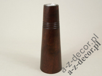 Świecznik drewniany 26cm [AZ01060]