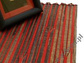 Red abaca placemat 33x48cm [AZ01513]