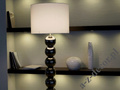 Lampa podłogowa PERLA IX złoto biała 50x170cm [AZ02696]