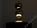 PERLA black and gold pendant lamp 25cm with ceramic balls [AZ02726]