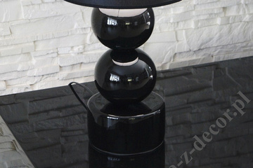 PERLA II black bedroom lamp 51cm [AZ02342]