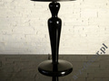 NIGRA SLIM black wooden table lamp 58cm [AZ02105]
