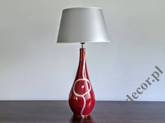 Ceramiczna lampa stołowa ROJO 78cm [AZ02097]