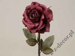 Róża bordowa 59cm [AZ01703]