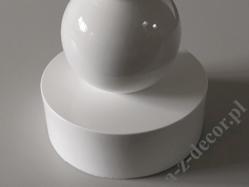 Lampa podłogowa ceramiczne kule PERLA IX biała 50x170cm [AZ02491]