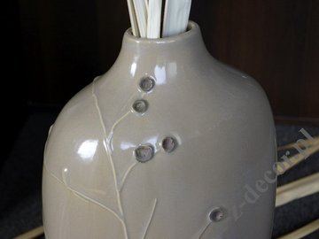 Wazon ceramiczny CLAUDIO z aplikacjami 46cm [AZ01052]