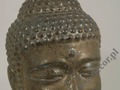 Ceramiczna głowa Buddy brąz 22x19x30cm [AZ01122]
