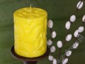 Świeca walec fiorentino żółta 8x10cm [AZ02185]